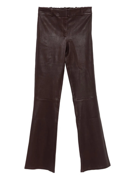  Arma Leather Trousers - Red 