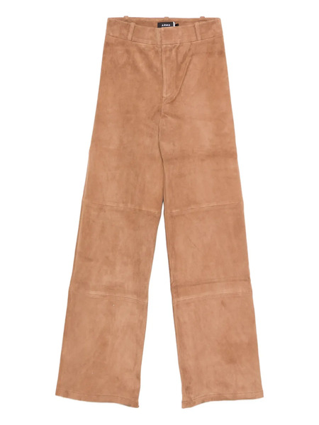  Arma Panelled Suede Trousers - Brown 