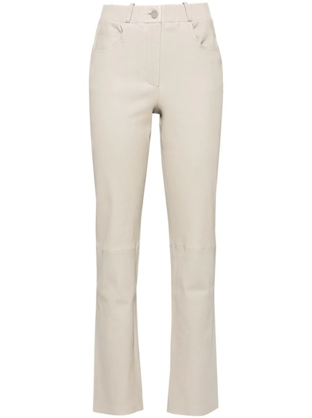  Arma Saravejo Leather Trousers - Grey 