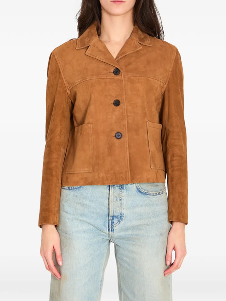  Arma Suede Jacket - Brown 