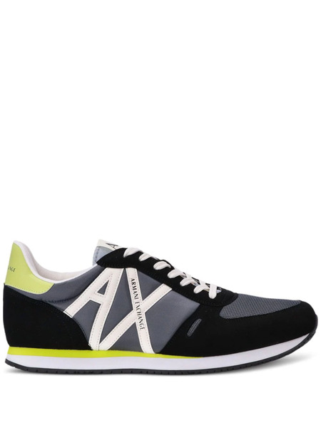  Armani Exchange Ax Panelled Sneakers - Yellow 