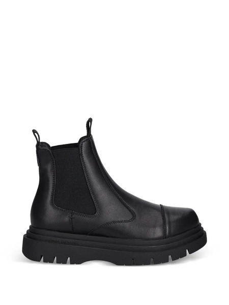  Armani Exchange Beatles Elasticated Pull-tab Boots - Black 
