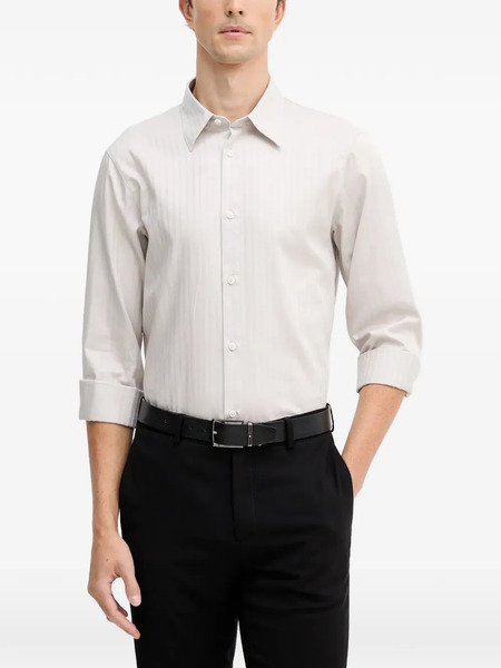  Armani Exchange Button-fastening Striped Shirt - Neutrals 