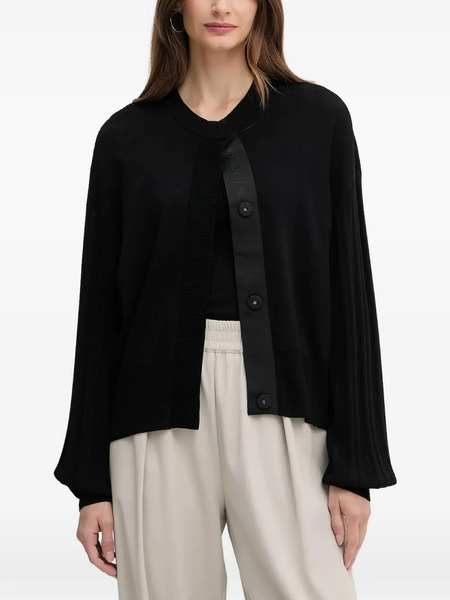  Armani Exchange Buttoned Cardigan - Black 