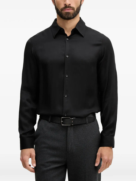  Armani Exchange Buttoned Shirt - Black 