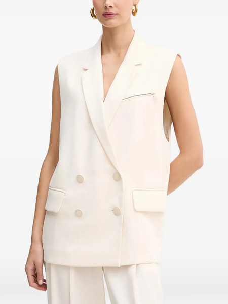  Armani Exchange Double-breasted Gilet - Neutrals 