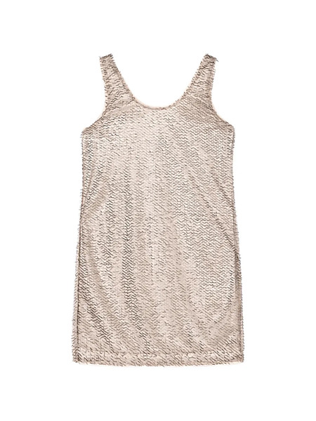  Armani Exchange Embellished Mini Dress - Neutrals 