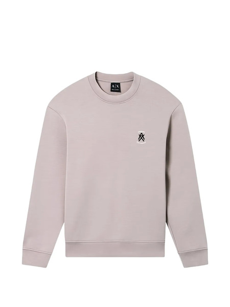 Armani Exchange Embroidered Sweatshirt - Neutrals 