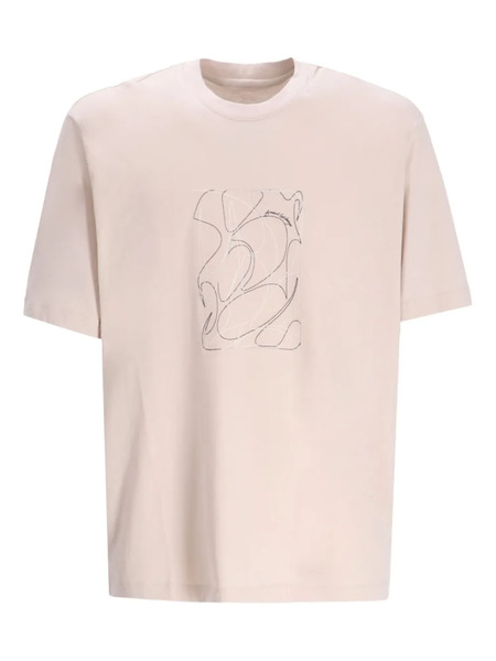  Armani Exchange Graphic T-shirt - Neutrals 