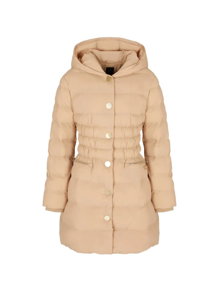  Armani Exchange Hooded Buttoned Coat - Neutrals 