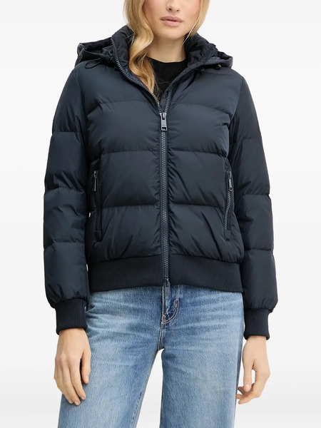  Armani Exchange Hooded Down Jacket - Blue 