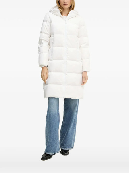  Armani Exchange Hooded Padded Coat - White 
