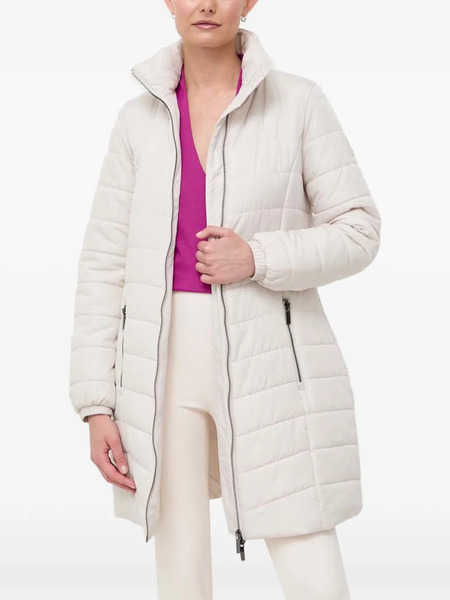  Armani Exchange Hooded Puffer Jacket - Neutrals 