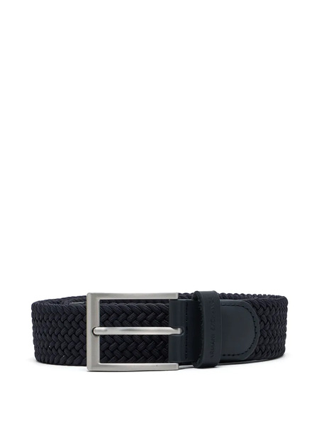  Armani Exchange Logo-debossed Belt - Blue 