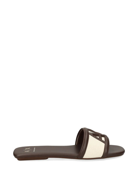  Armani Exchange Logo-detail Sandals - Neutrals 