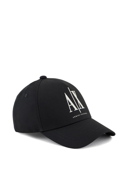  Armani Exchange Logo-embroidered Baseball Cap - Black 