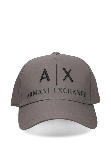  Armani Exchange Logo-embroidered Baseball Cap - Grey 