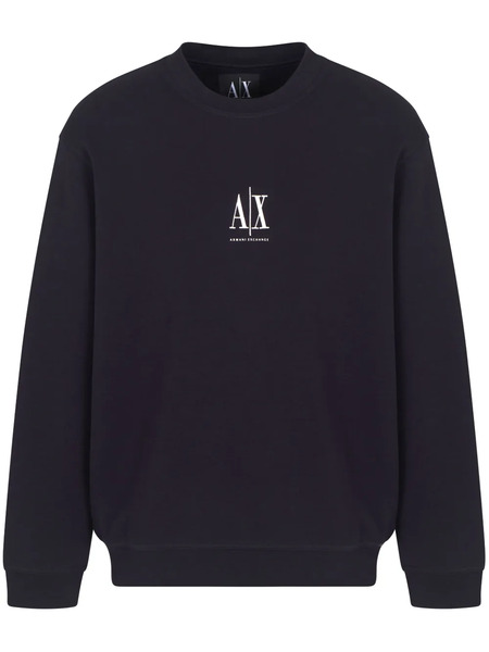  Armani Exchange Logo-embroidered Sweatshirt - Blue 