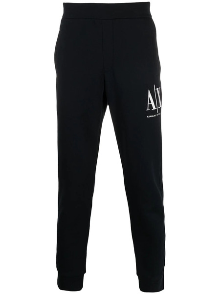  Armani Exchange Logo-embroidered Track Pants - Blue 