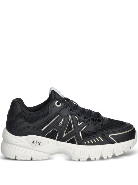  Armani Exchange Logo-patch Sneakers - Black 