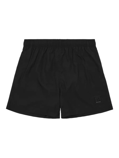  Armani Exchange Logo-patch Swim Shorts - Black 