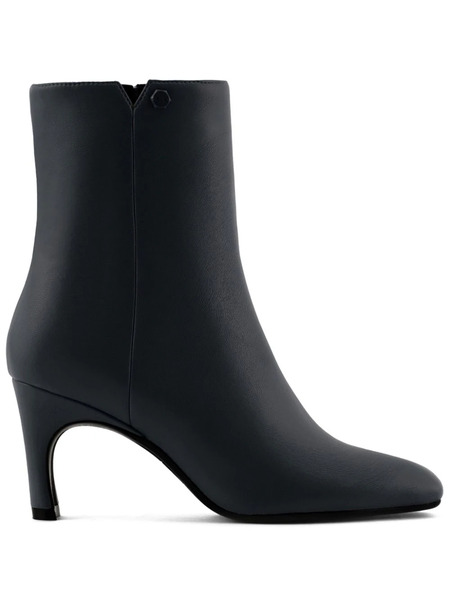  Armani Exchange Logo-plaque Ankle Boots - Black 