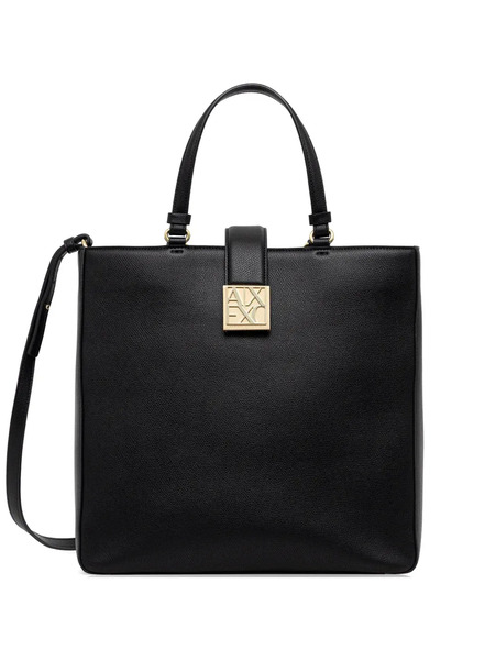  Armani Exchange Logo-plaque Tote Bag - Black 