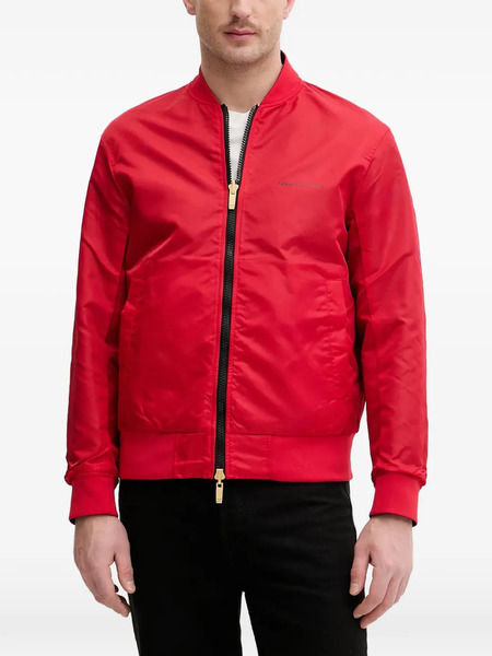  Armani Exchange Logo-print Bomber Jacket - Red 