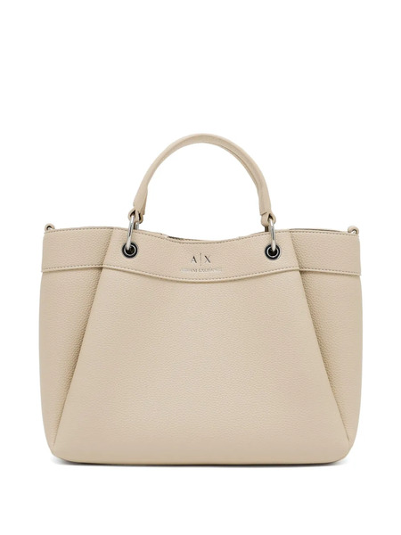  Armani Exchange Logo-stamp Tote Bag - Neutrals 