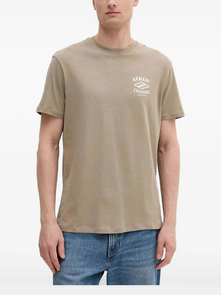  Armani Exchange Logo T-shirt - Brown 