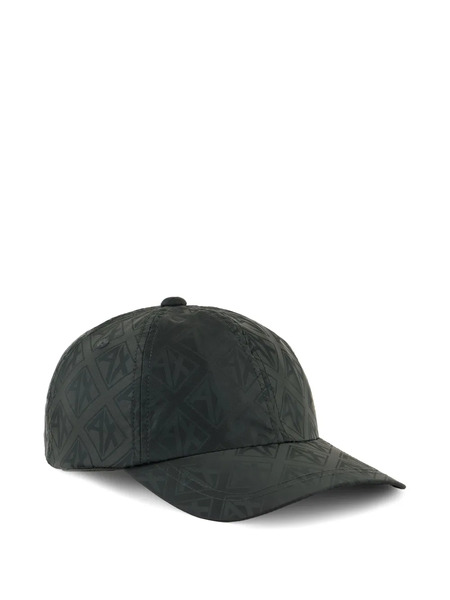  Armani Exchange Monogram-print Baseball Cap - Green 