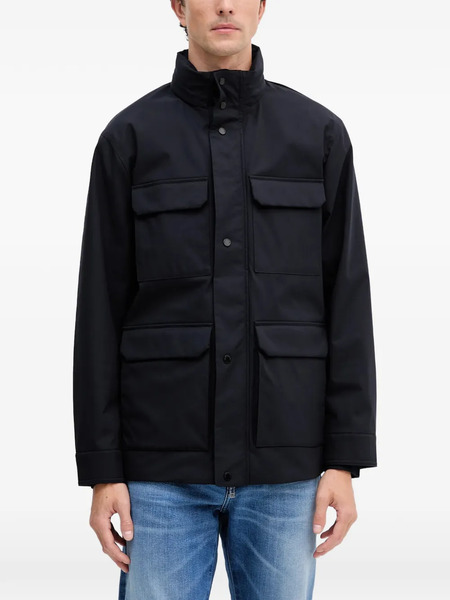  Armani Exchange Pocket Hooded Jacket - Blue 