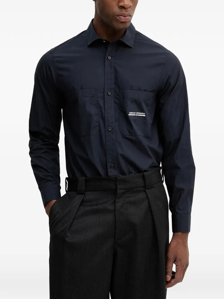  Armani Exchange Pocket Shirt - Blue 