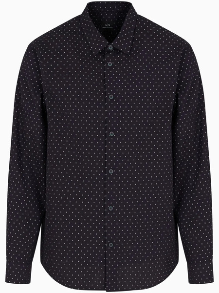  Armani Exchange Polka-dot Shirt - Blue 