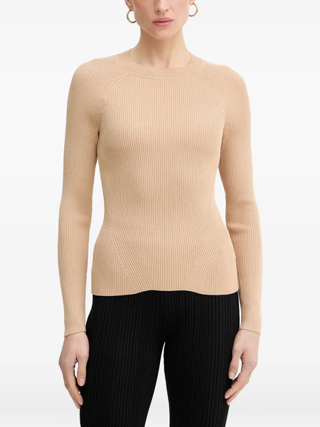  Armani Exchange Ribbed Sweater - Neutrals 