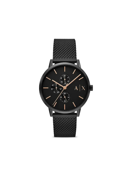  Armani Exchange Round-face Set 42mm - Black 