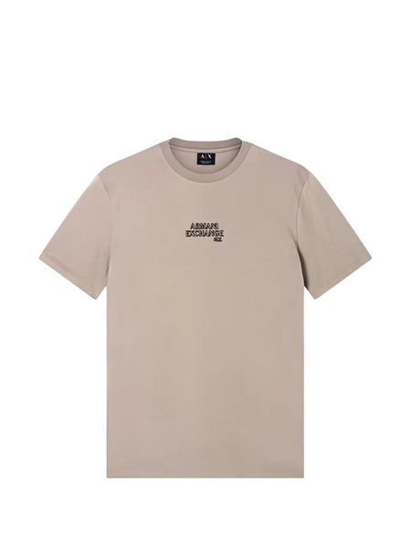  Armani Exchange Round-neck T-shirt - Neutrals 