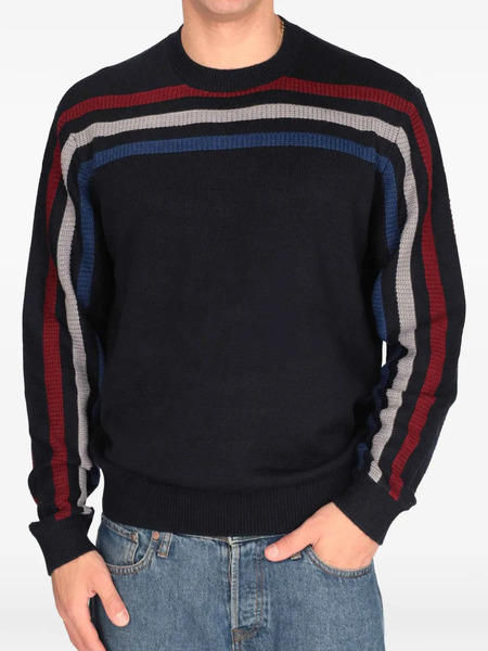  Armani Exchange Striped Sweater - Blue 