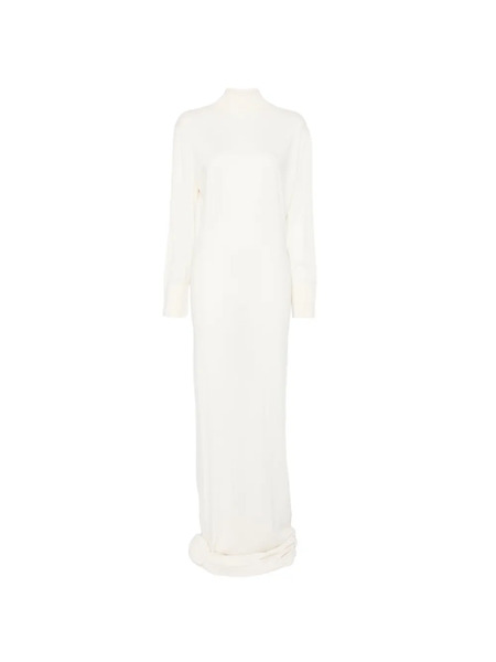  Armarium Lara Turtleneck Maxi Dress - Neutrals 
