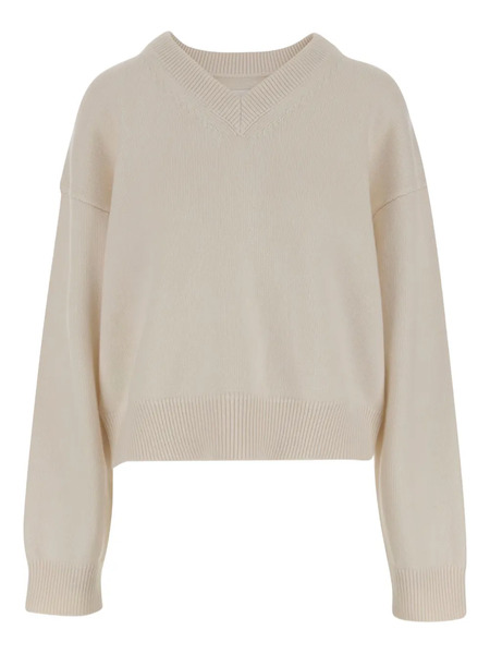  Armarium V-neck Sweater - White 