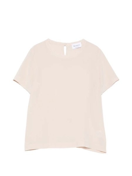  Arovescio Silk T-shirt - Neutrals 