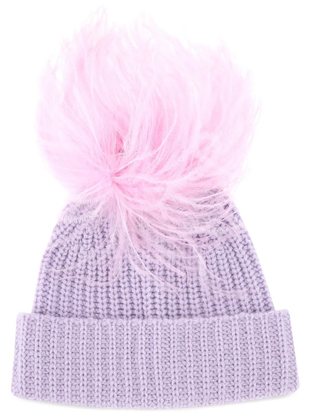  Art Essay Cashmere Beanie - Purple 