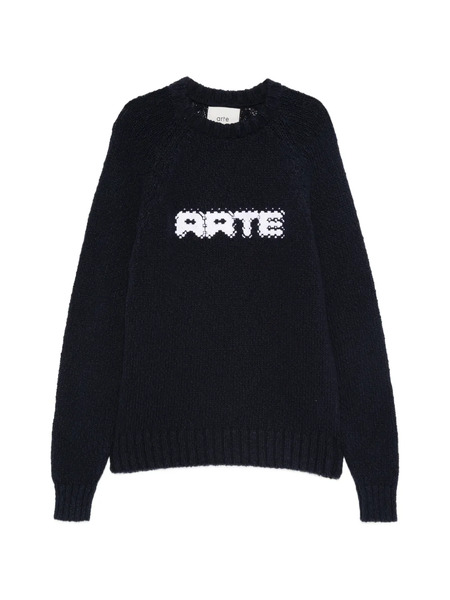  Arte Antwerp Crew-neck Sweater - Blue 