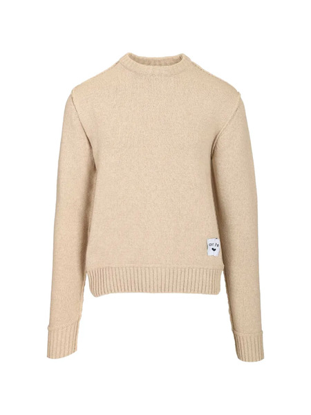  Arte Antwerp Label-patch Sweater - Neutrals 