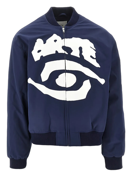  Arte Antwerp Logo-print Bomber Jacket - Blue 