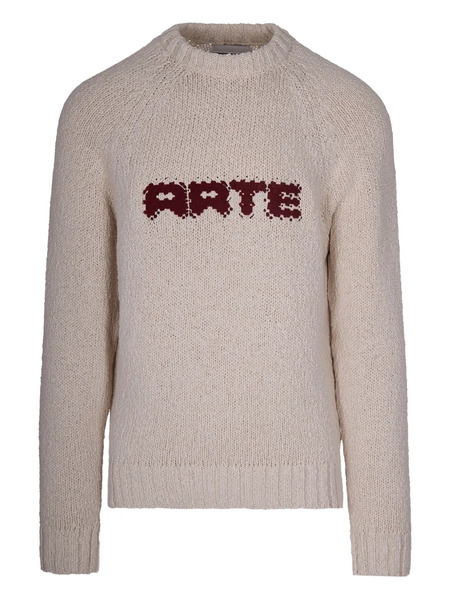  Arte Antwerp Round-neck Sweater - Neutrals 