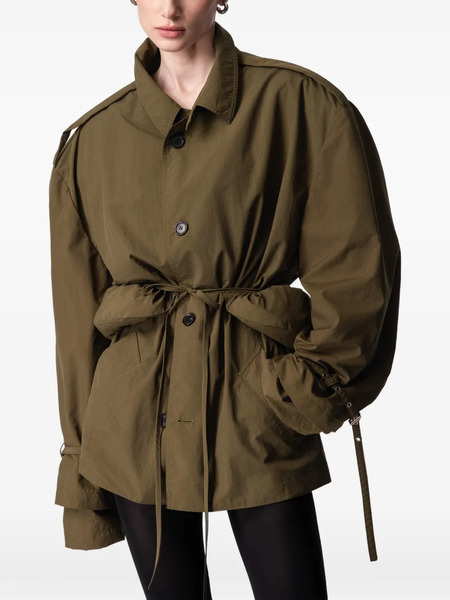  Article Ten Belted Trench Jacket - Green 