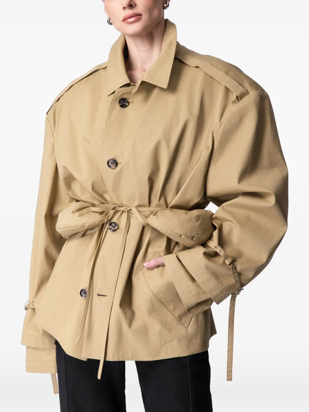  Article Ten Belted Trench Jacket - Neutrals 
