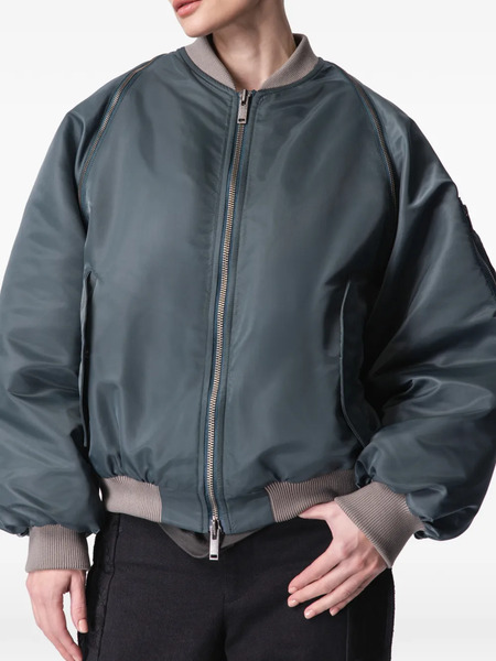  Article Ten Shearling-panel Bomber Jacket - Blue 