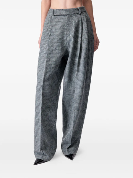  Article Ten Tweed Wool Trousers - Grey 